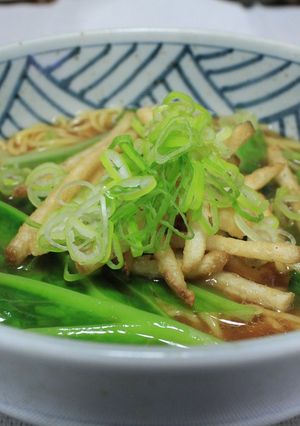 フライドポテトのせ醤油ラーメン-レシピのメイン写真