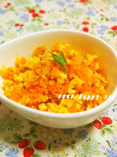 人参と桜えびのお豆腐ふりかけ-レシピのメイン写真