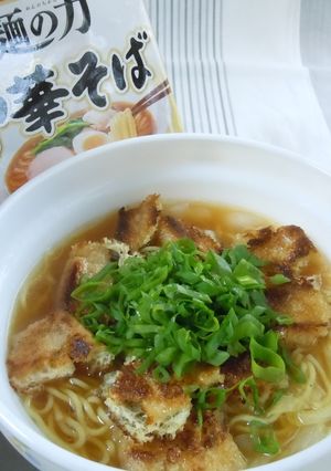 サクサクお揚げと葱の簡単中華そば♪-レシピのメイン写真
