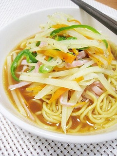 しゃきしゃきポテトの中華そば-レシピのメイン写真