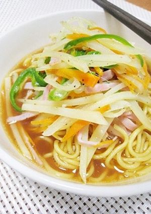 しゃきしゃきポテトの中華そば-レシピのメイン写真