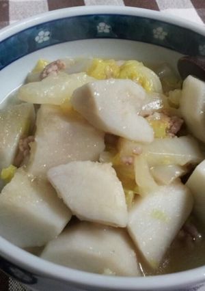 白菜と里芋のさっと煮-レシピのメイン写真