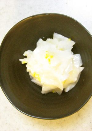 大根の甘酒と塩麹柚和え-レシピのメイン写真