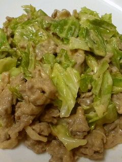 豚肉とキャベツのうまうまマヨ炒め♪-レシピのメイン写真