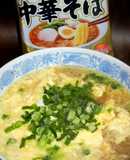 卵とじラーメン・サッポロ一番「麺の力」