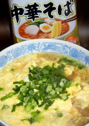 卵とじラーメン・サッポロ一番「麺の力」-レシピのメイン写真
