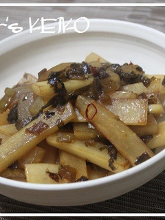 【農家のレシピ】大根と高菜のきんぴら-レシピのメイン写真