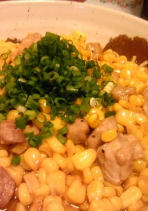 かなるンちのバターコーン味「麺の力」-レシピのメイン写真