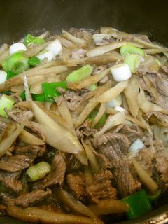 牛肉と牛蒡のすき焼き風煮-レシピのメイン写真