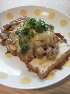 厚揚げ納豆チーズ焼き-レシピのメイン写真