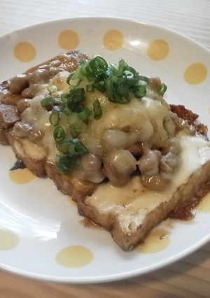厚揚げ納豆チーズ焼き-レシピのメイン写真