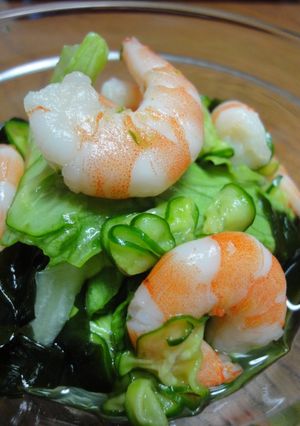 調味料2つの簡単酢の物-レシピのメイン写真