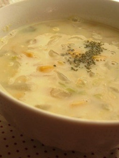 白菜とコーンのミルクスープ-レシピのメイン写真