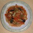 ツナとナスのトマトソースパスタ