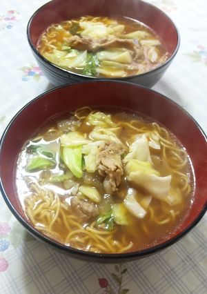 かんたん肉野菜ラーメン-レシピのメイン写真