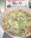 サッポロ一番麺の力中華そばで作る野菜