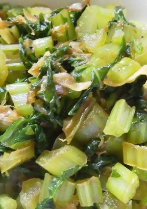 大根葉とかぶの葉の炒め煮(常備菜)-レシピのメイン写真