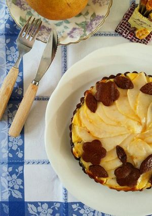 ラフランスのベイクドチーズタルト-レシピのメイン写真