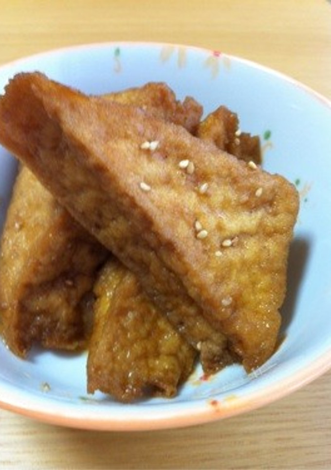 とっても簡単！ふっくら厚揚げの甘煮♪-レシピのメイン写真