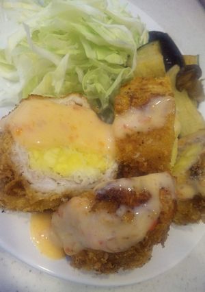さつまいもの豚肉フレークカツ-レシピのメイン写真