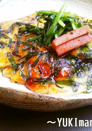 スパムとにらの美味しいお餅*-レシピのメイン写真