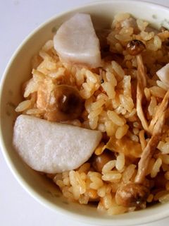 里芋の中華風炊き込みご飯-レシピのメイン写真