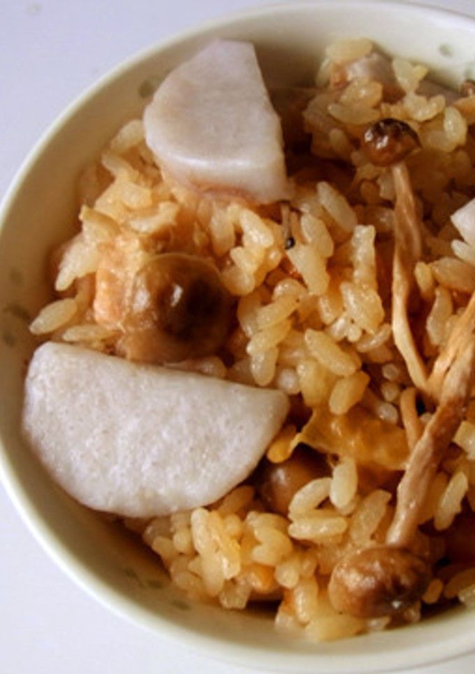 里芋の中華風炊き込みご飯-レシピのメイン写真