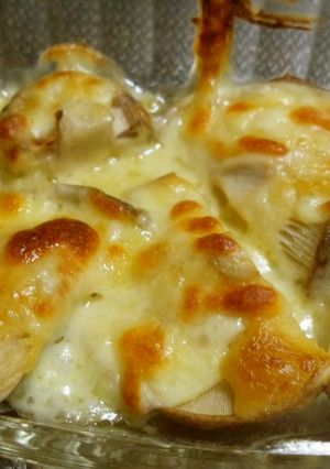 椎茸の味噌マヨチーズ焼き-レシピのメイン写真