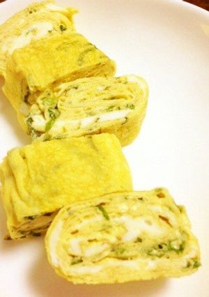大葉で爽やか～な卵焼き-レシピのメイン写真