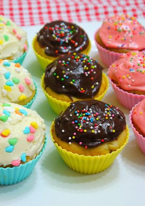 三色★カップケーキ　-レシピのメイン写真