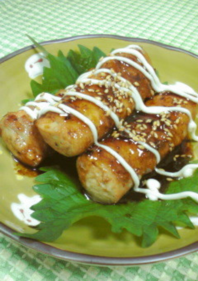 豆腐の豚肉巻き★照り焼きマヨソース★-レシピのメイン写真