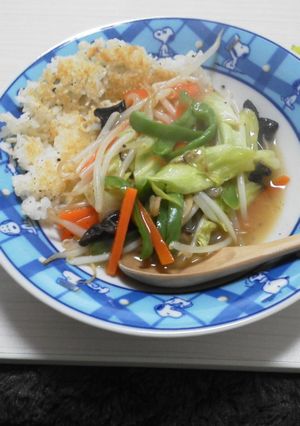 フラィパン１つで簡単♪あんかけぉこげ飯♪-レシピのメイン写真
