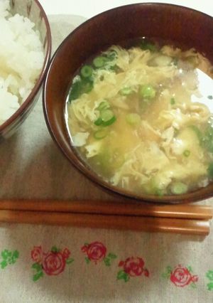 ふわっとろっ生姜入り卵スープ♪-レシピのメイン写真
