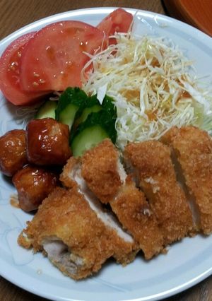 ボリュームたっぷり☆チキンカツ！-レシピのメイン写真