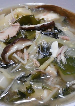 サバ缶と豆腐の脂肪燃焼スープ-レシピのメイン写真