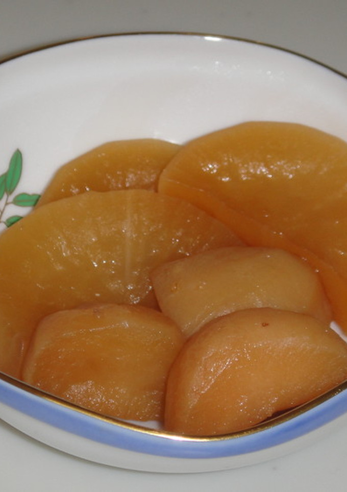 [簡単]大根と蕪を豚角煮の煮汁で煮た煮物-レシピのメイン写真