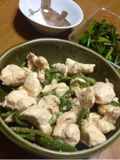 鶏肉とピーマンのレモン炒め♪-レシピのメイン写真