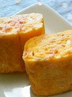 焼き鮭を入れた玉子焼き-レシピのメイン写真
