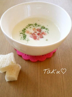 じゃがいもと薩摩芋のスープ-レシピのメイン写真