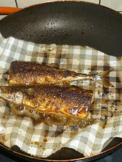 パパのフライパンで焼きサンマ②-レシピのメイン写真