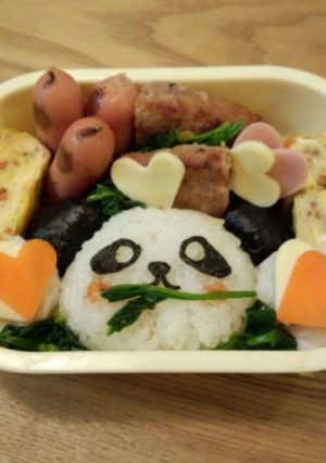 パンダ弁当（キャラ弁）-レシピのメイン写真