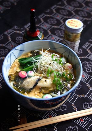 絶品美味！【牡蠣玉うどん】是非一度♪-レシピのメイン写真