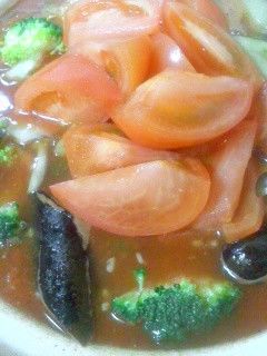 塩麹を使ったトマト鍋-レシピのメイン写真