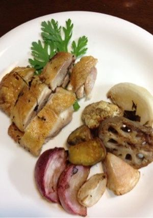 冬野菜とチキンのオーブン焼き-レシピのメイン写真