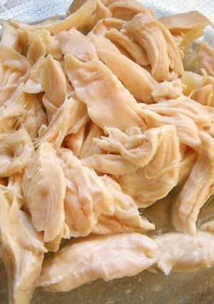 レンジで簡単！鳥ささみの酒蒸し-レシピのメイン写真