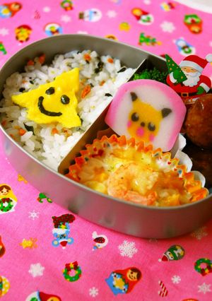 クリスマス☆デコ弁～Ｘｍａｓツリーちゃん-レシピのメイン写真