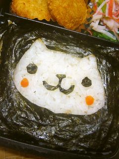 海苔弁当 ♪白いカピバラさん♪-レシピのメイン写真