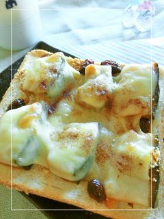 南瓜のミルキーきな粉チーズトースト-レシピのメイン写真