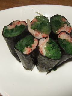 お弁当に水菜とかにかまのり巻き-レシピのメイン写真
