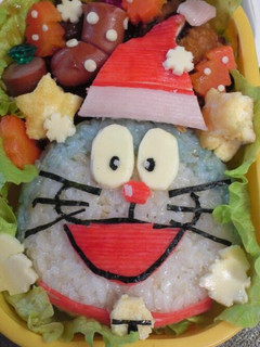 ドラえもんサンタ☆キャラ弁☆クリスマス-レシピのメイン写真